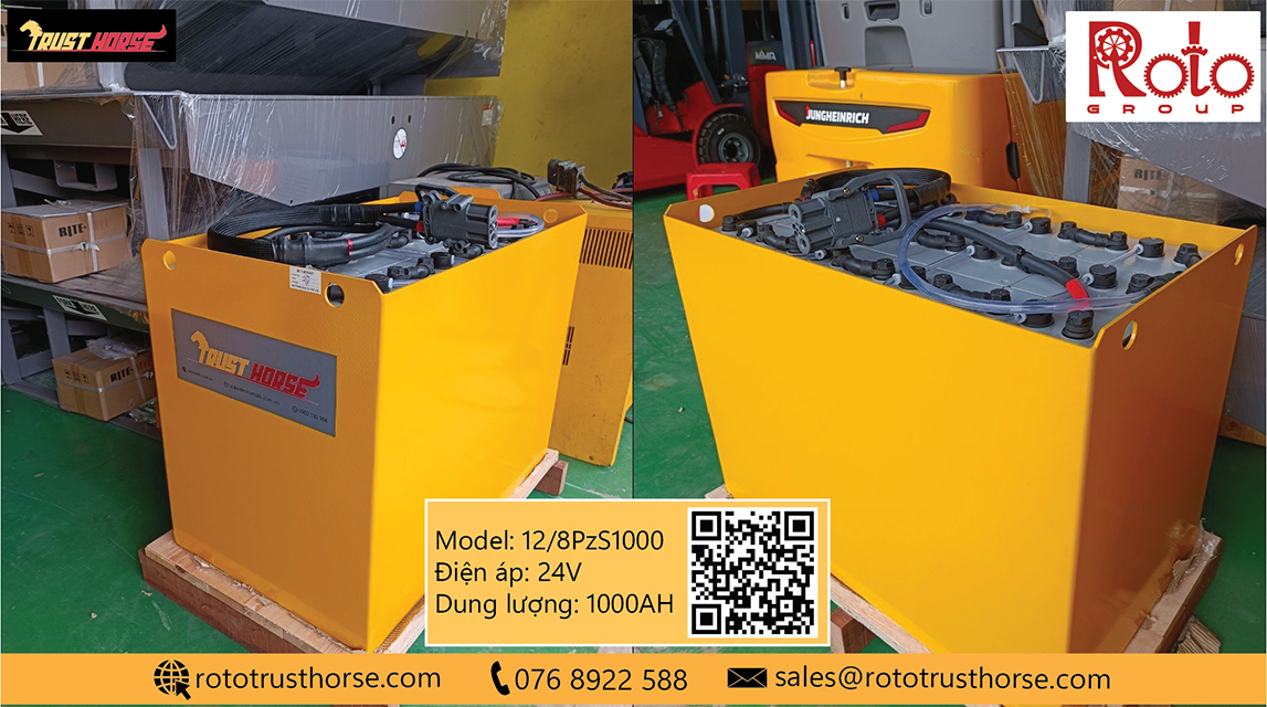 Bình điện Trust Horse 12/8PzS1000