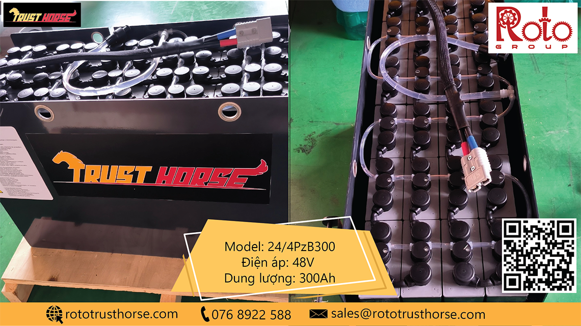 Bình điện Trust Horse 24/4PzB300