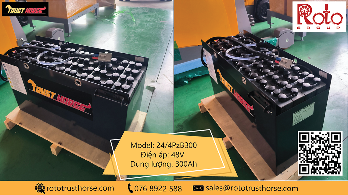 Bình điện Trust Horse 24/4PzB300