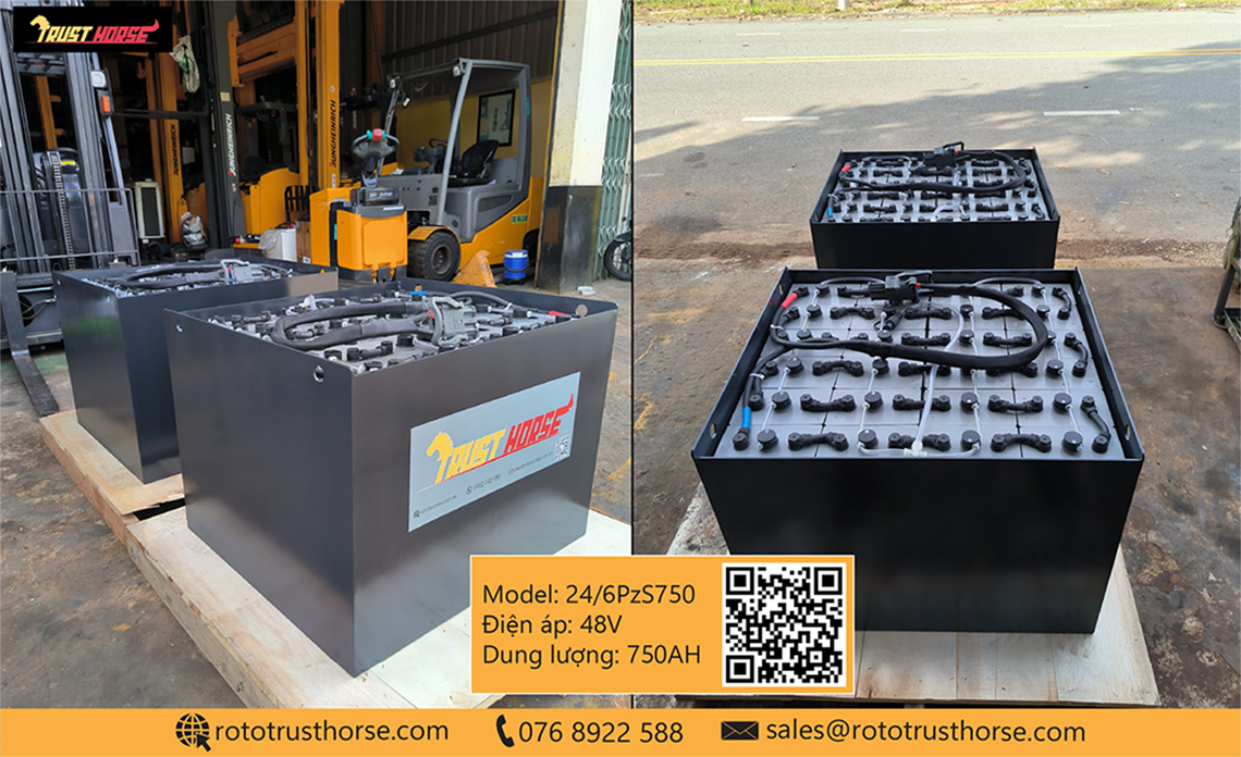 Bình điện Trust Horse 24/6PzS750