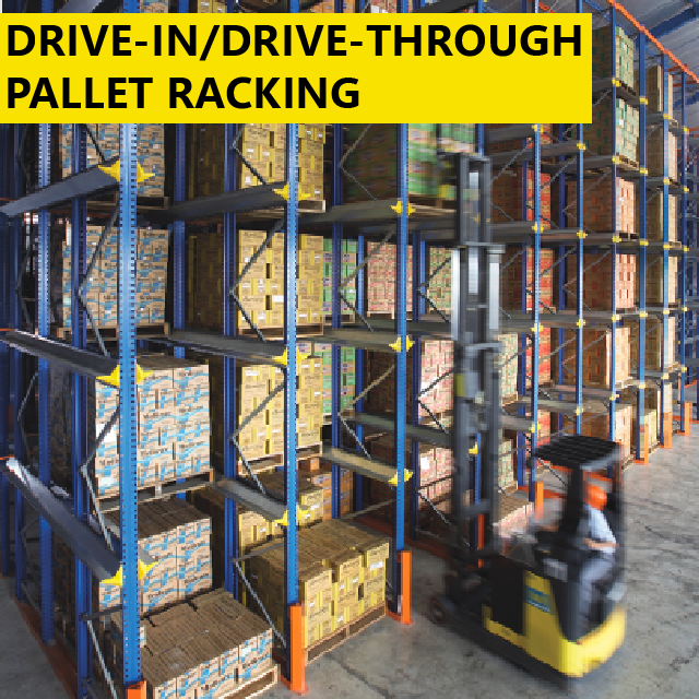 Drive In/ Drive Through Pallet Racking
