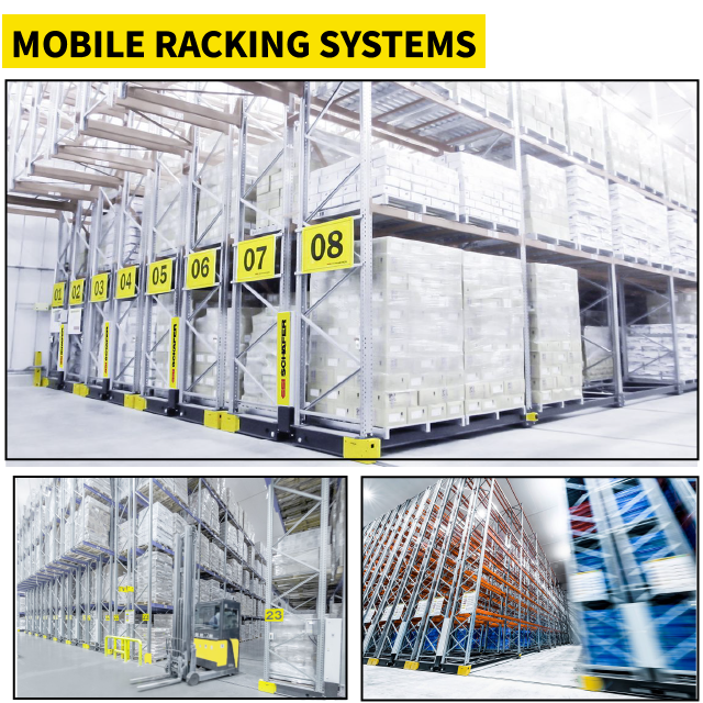 SSI Schaefer Mobile Pallet Racking